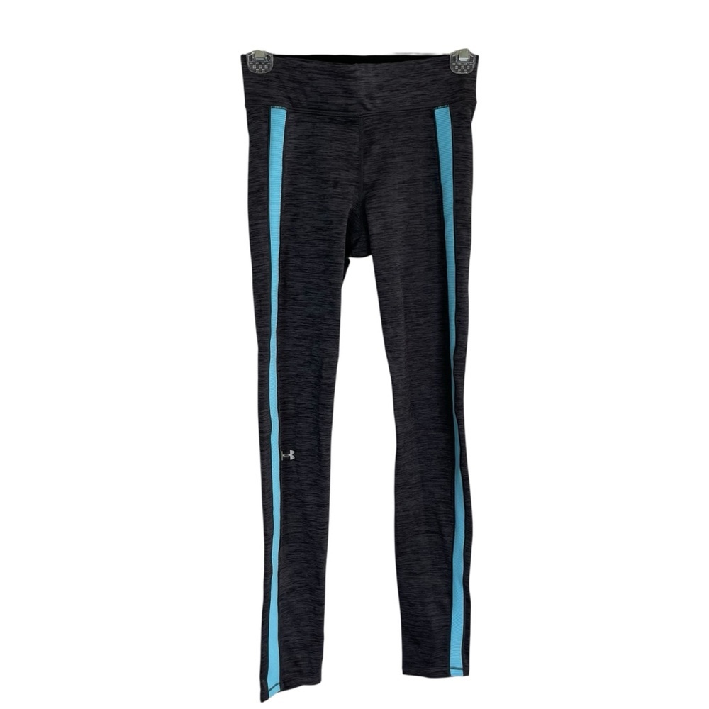 Under Armour new  Grey and Teal Leggings Size Small ladies compression cold gear